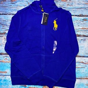 Polo Ralph Lauren Boys Big Pony Spa Terry Hoodie